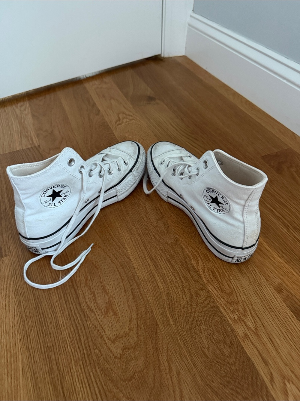 Converse White High Top Sneakers